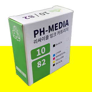 PH 82 노랑 69㎖ 재생 잉크 카트리지 (C4913A-R)