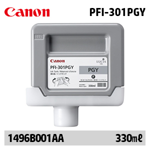 캐논 PFI-301PGY 330㎖ 연한 회색(Photo Gray) 정품 잉크 카트리지 (1496B001AA)