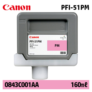 캐논 PFI-51PM 포토 빨강 160㎖ 정품 잉크 (0843C001AA)