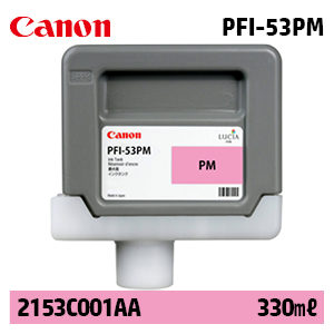 캐논 PFI-53PM 330㎖ 연한 빨강(Photo Magenta) 정품 잉크 카트리지 (2153C001AA)