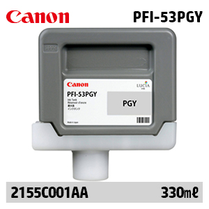 캐논 PFI-53PGY 330㎖ 연한 회색(Photo Gray) 정품 잉크 카트리지 (2155C001AA)