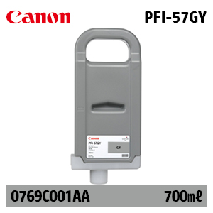 캐논 PFI-57GY 회색 700㎖ 정품 잉크 (0769C001AA)
