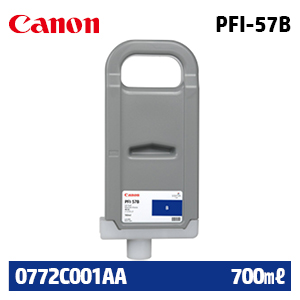 캐논 PFI-57B 블루 700㎖ 정품 잉크 (0772C001AA)