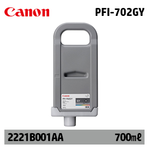 캐논 PFI-702GY 700㎖ 회색(Gray) 정품 잉크 카트리지 (2221B001AA)