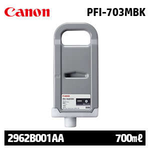 캐논 PFI-703MBK 매트 검정 700㎖ 정품 잉크 (2962B001AA)