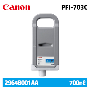 캐논 PFI-703C 파랑 700㎖ 정품 잉크 (2964B001AA)