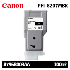 캐논 PFI-8207MBK 매트 검정 300㎖ 정품 잉크 (8796B003AA)