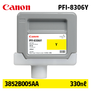 캐논 PFI-8306Y 330㎖ 노랑(Yellow) 정품 잉크 카트리지 (3852B005AA)