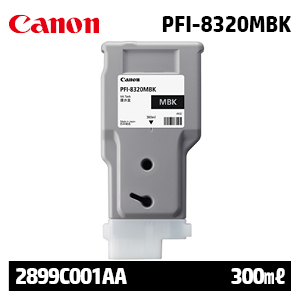 캐논 PFI-8320MBK 매트 검정 300㎖ 정품 잉크 (2899C001AA)