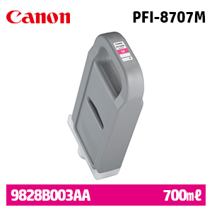 캐논 PFI-8707M 빨강 700㎖ 정품 잉크 (9828B003AA)