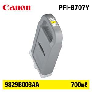 캐논 PFI-8707Y 노랑 700㎖ 정품 잉크 (9829B003AA)