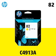 HP 82 노랑 69㎖ 정품 잉크 (C4913A)