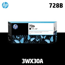 HP 728B 매트 검정 300㎖ 정품 잉크 (3WX30A / 구:F9J68A)