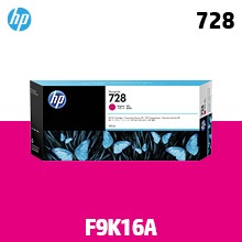 HP 728 빨강 300㎖ 정품 잉크 (F9K16A)