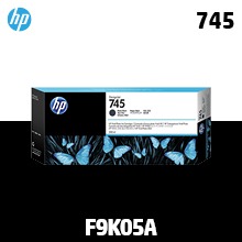 HP 745 매트 검정 300㎖ 정품 잉크 (F9K05A)
