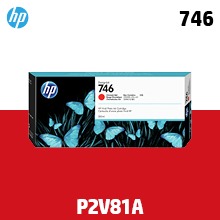 HP 746 크로마틱 레드 300㎖ 정품 잉크 (P2V81A)