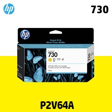 HP 730 노랑 130㎖ 정품 잉크 (P2V64A)::플로터하우스