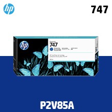 HP 747 크로마틱 블루 300㎖ 정품 잉크 (P2V85A)