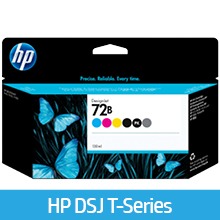 HP 디자인젯 T770 / T790 / T1200 / T1300 플로터 정품 잉크