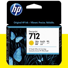 HP 712 노랑 29㎖ 정품 잉크 카트리지 (3ED69A)