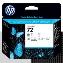 HP 72 회색+포토 검정 정품 프린트 헤드 (C9380A)