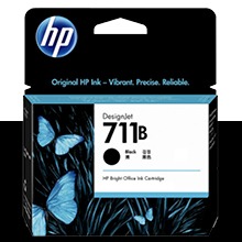 HP 711B 검정 80㎖ 정품 잉크 카트리지 (3WX01A / CZ133A)