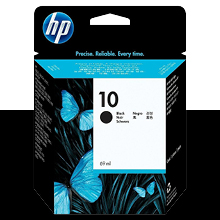 HP 10 검정 69㎖ 정품 잉크 카트리지 (C4844A)