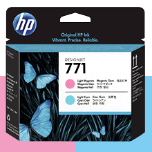 HP 771 연한 빨강+연한 파랑 정품 프린트 헤드 (CE019A)